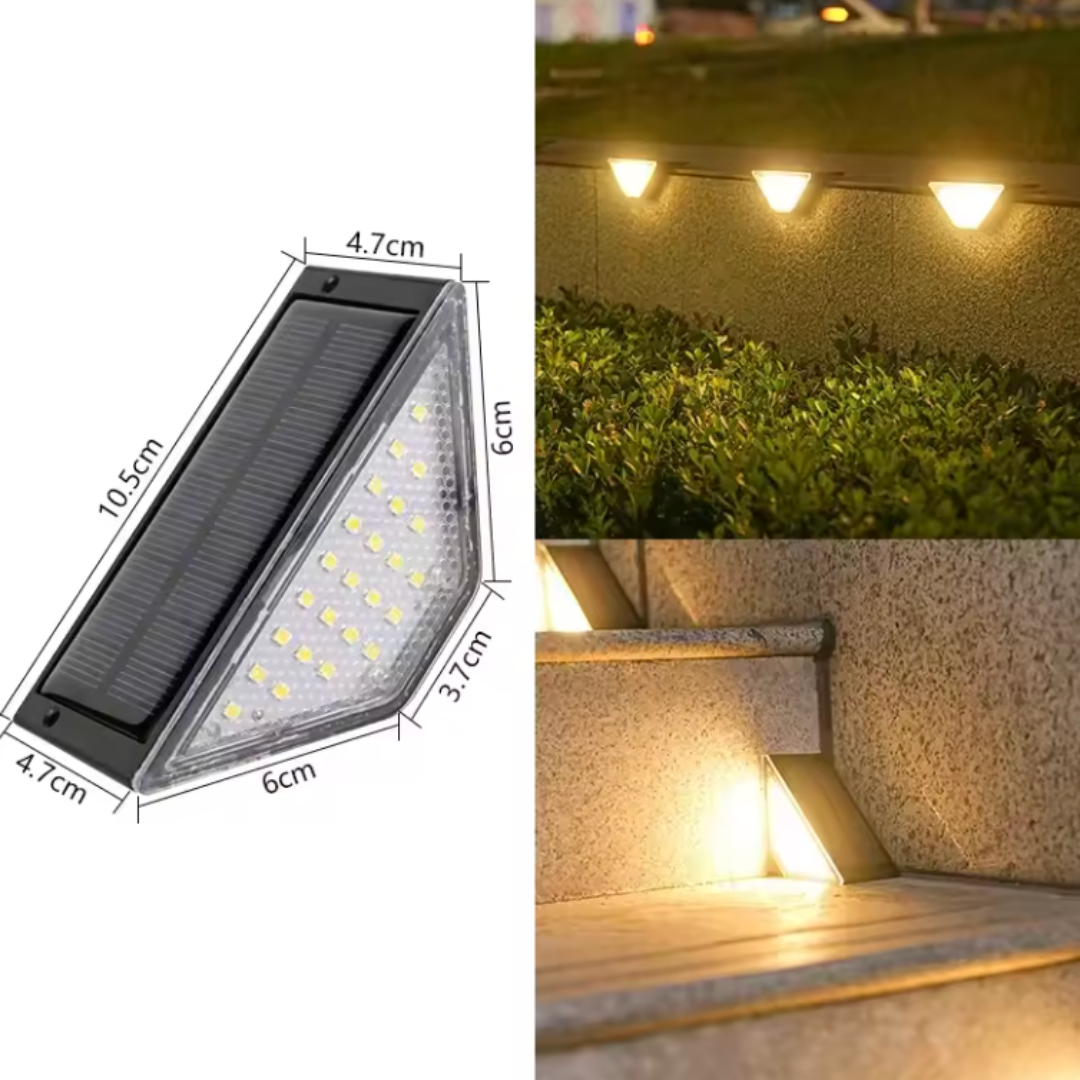 Lampy solarne LED zewnętrzne 4x