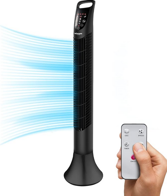 WENTYLATOR SŁUPOWY 40 W Z PILOTEM