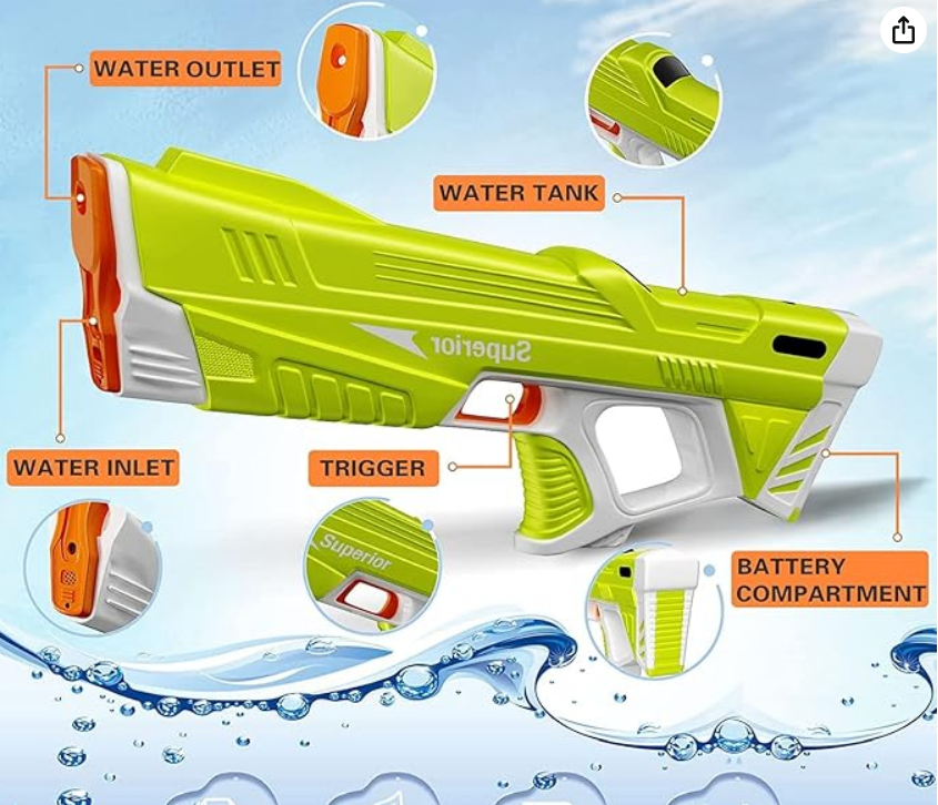 SUPER PISTOLET NA WODĘ Z AKUMULATOREM