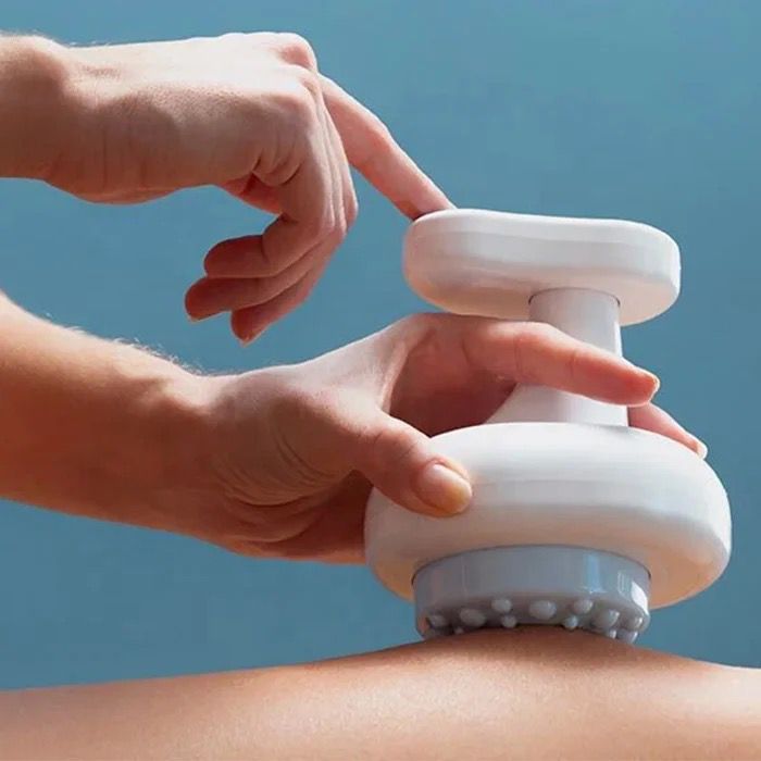 Akumulatorowy masażer antycellulitowy z funkcją ssania i podgrzewania