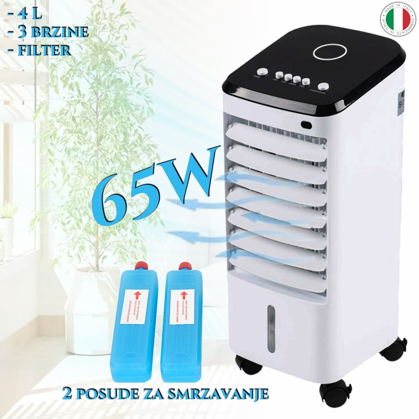 KLIMATYZATOR PRZENOŚNY VENTUS 65W 4L 3U1
