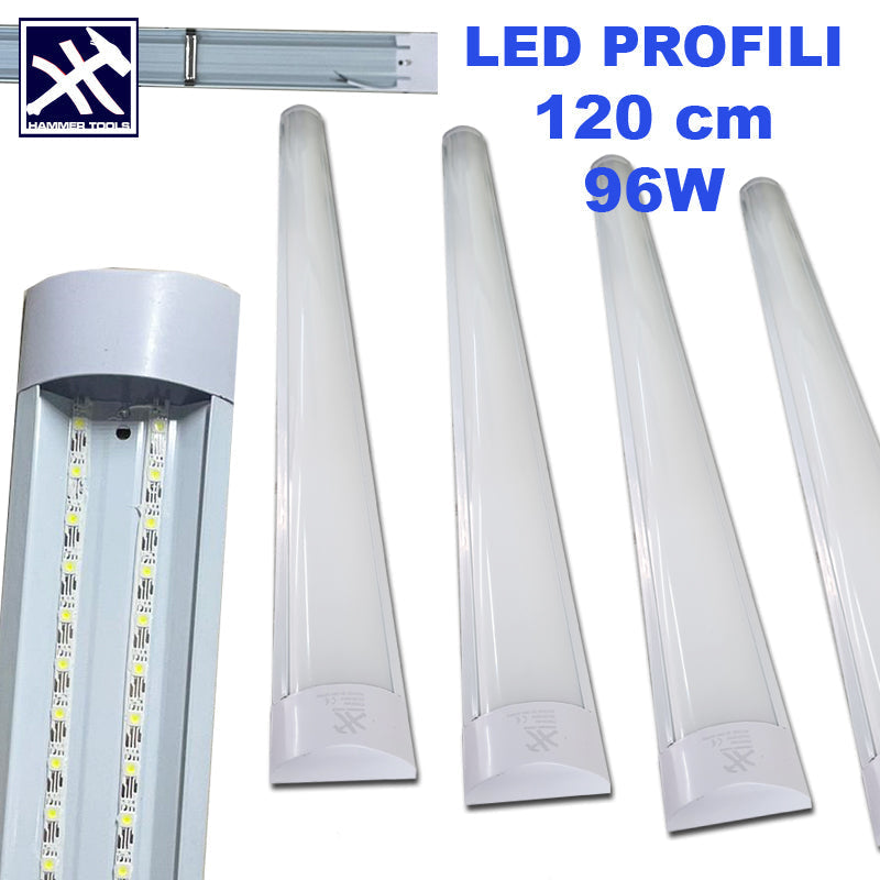 Profile LED aluminiowe 120CM 96W