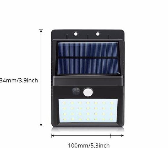 Lampa solarna LED z czujnikiem 5 szt.