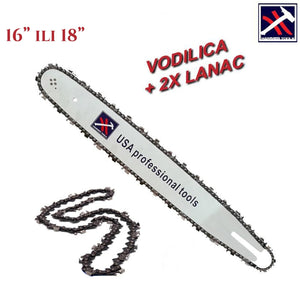 Prowadnica + 2x narzędzia do młotkowania łańcucha