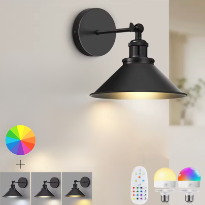 Inteligentna lampa ścienna Loft