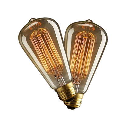2 żarówki LED Edison E27 - nowoczesna, retro elegancja