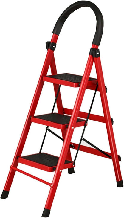 Drabina aluminiowa składana premium - 3 stopnie