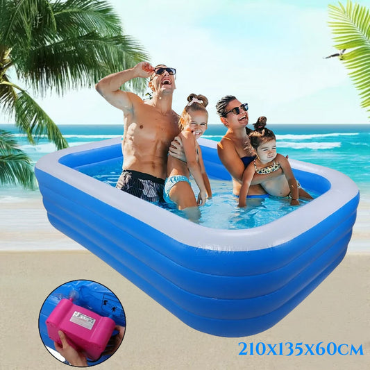 BASEN RODZINNY 210x135x60CM