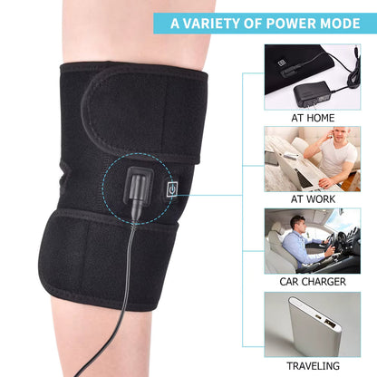 Podgrzewany stabilizator kolana - ogrzewanie USB