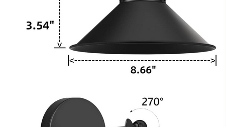 Inteligentna lampa ścienna Loft
