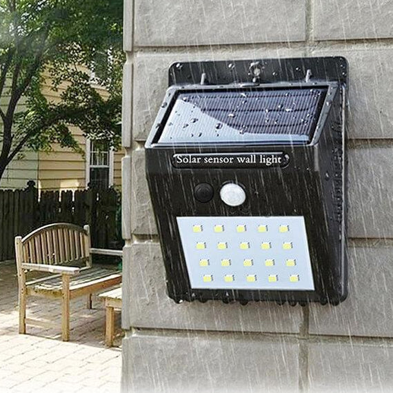 Lampa solarna LED z czujnikiem 5 szt.
