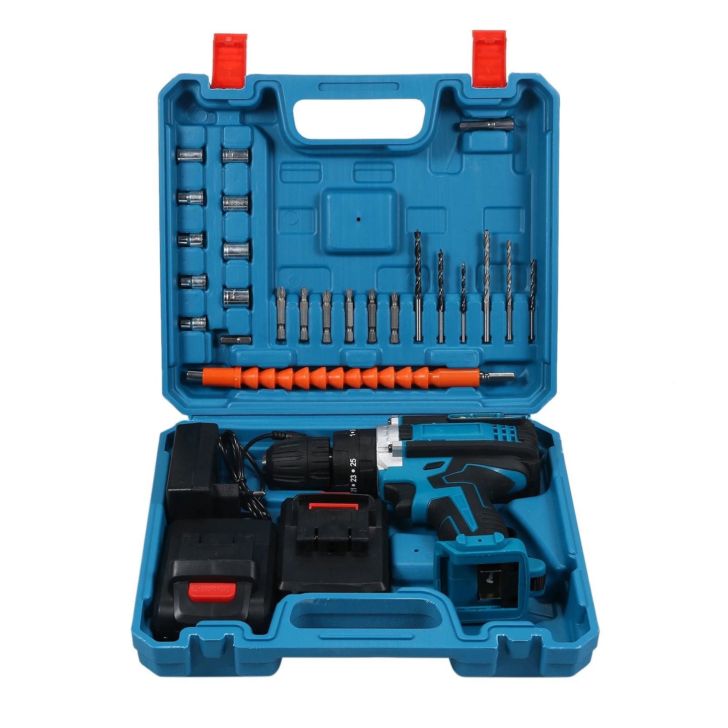 WIERTARKA UDAROWA HAMMER TOOLS 42 V, 24 CZĘŚCIOWA
