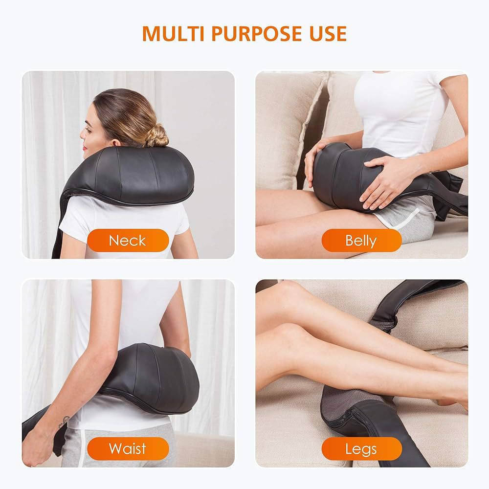 Masażer shiatsu szyi i całego ciała z podgrzewaniem