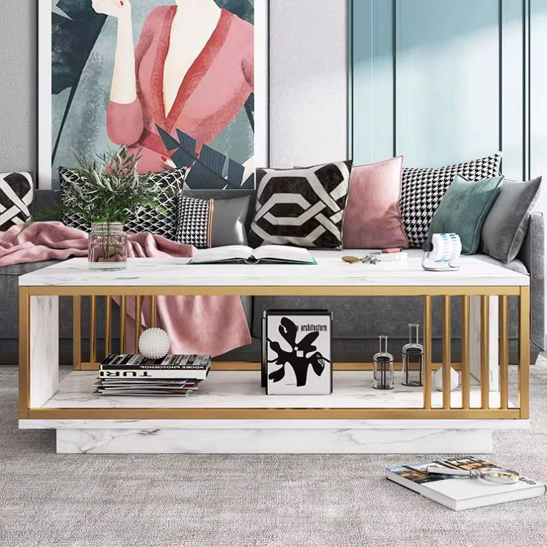 Marmurowy stolik kawowy