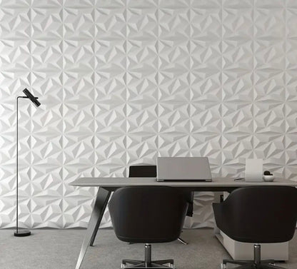 Panele ścienne 3D – wzór geometryczny – 10 sztuk