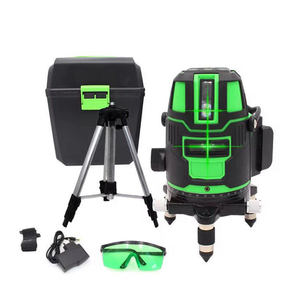 Poziomica laserowa 2 baterie + stojak + okulary