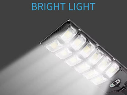 Lampa solarna LED z pilotem