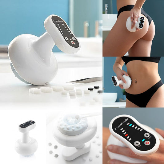Akumulatorowy masażer antycellulitowy z funkcją ssania i podgrzewania