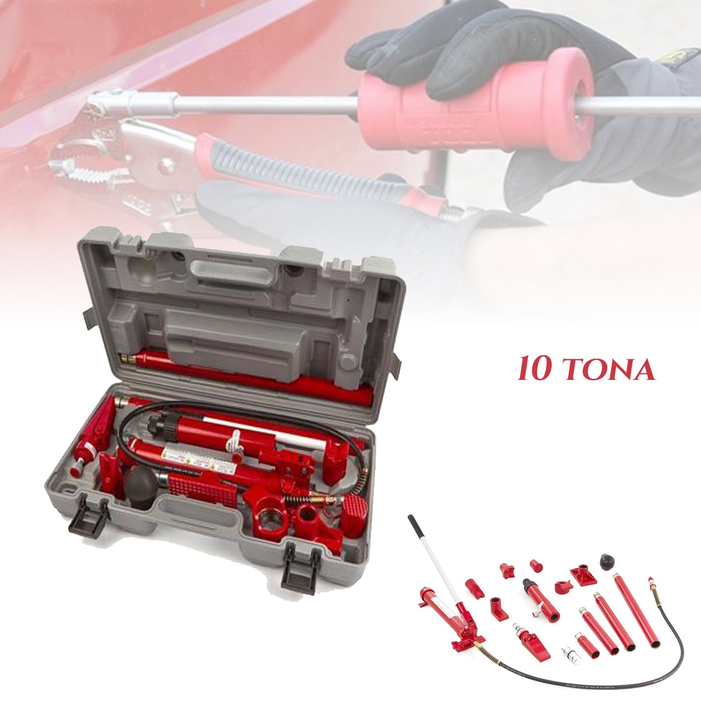 ZESTAW DO NAPRAWY NADWOZIA HYDRAULICZNEGO 10T/20T