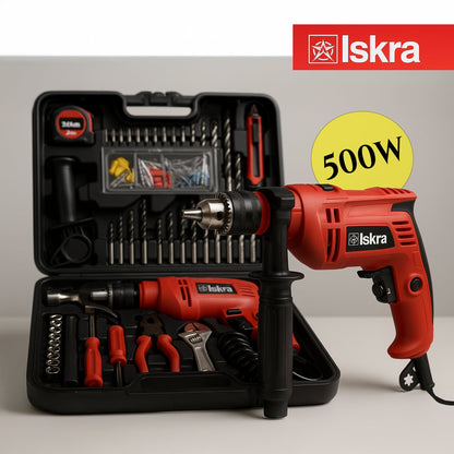 Wiertarka wibracyjna Iskra z narzędziem 500W