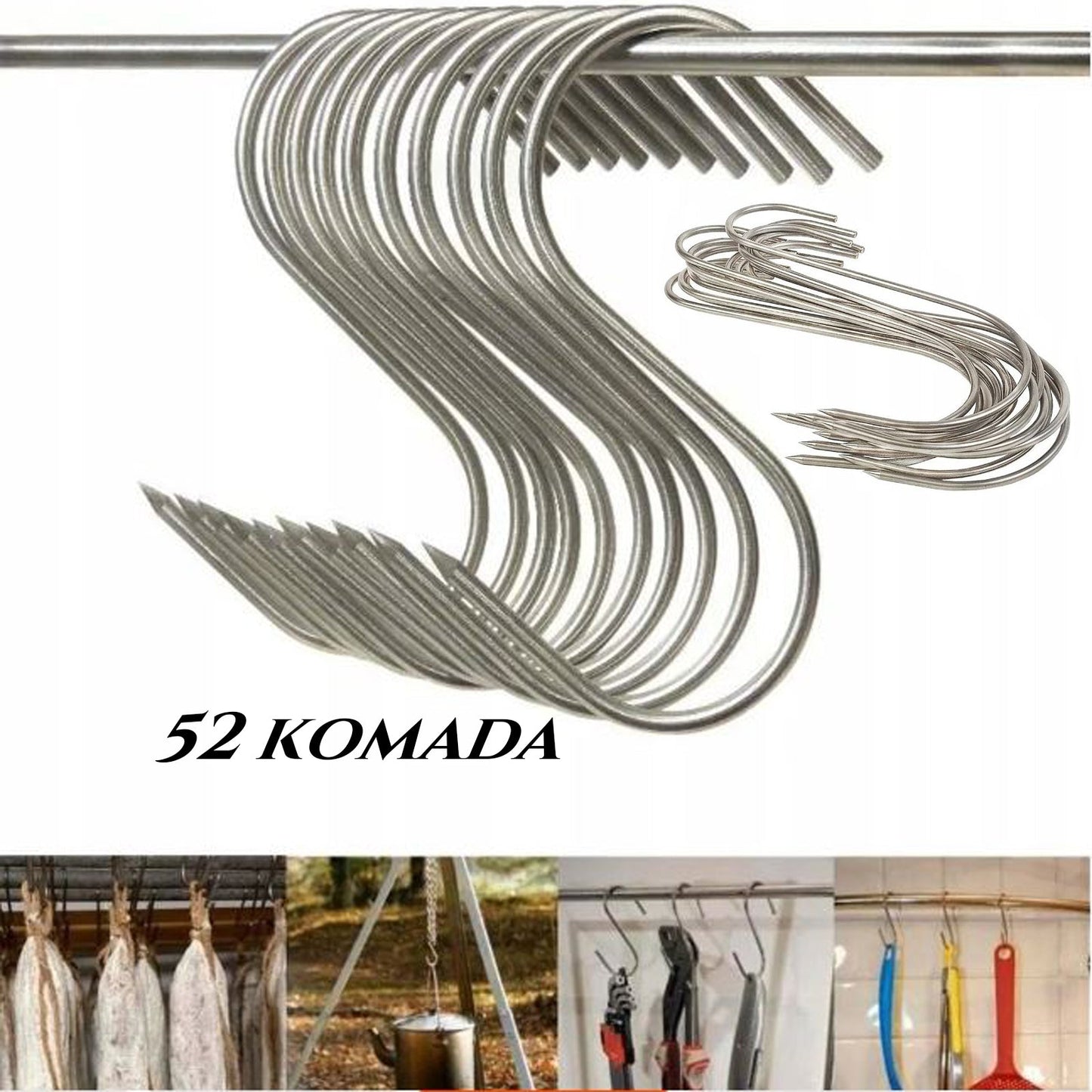 HAKI WIELOFUNKCYJNE ''S'' 52 SZT.