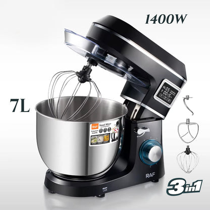 Mikser stojący RAF 1400 W – miska 7 l
