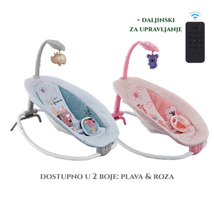 Zdalnie sterowana elektryczna huśtawka dla niemowląt