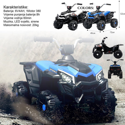 Dziecięcy elektryczny quad SPEED
