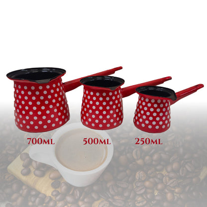 ZESTAW 3 PRZYRZĄDÓW DO KAWY INOX 250/500/700ML