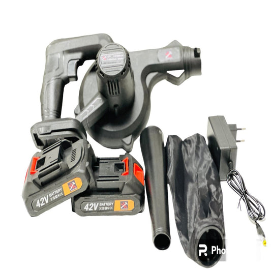BEZPRZEWODOWA DMUCHAWKA I ODKURZACZ 42 V Z 2 AKUMULATORAMI MŁOT NARZĘDZIA