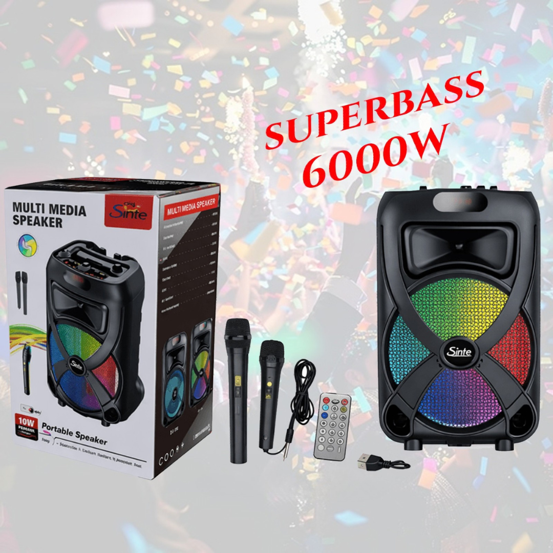 Głośnik imprezowy SuperBass 6000W