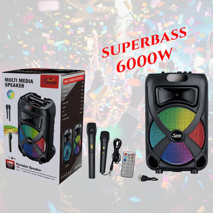 Głośnik imprezowy SuperBass 6000W